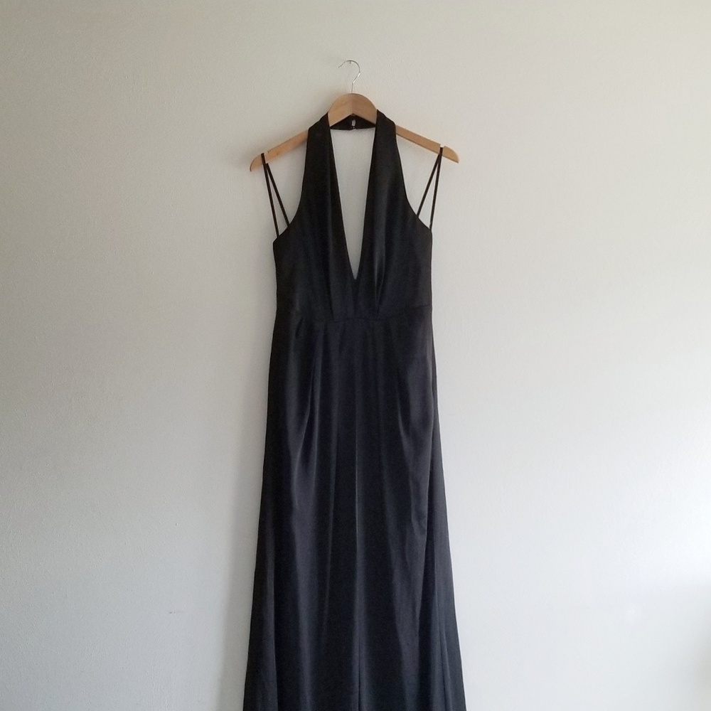 Elegant Black Prom formal dress